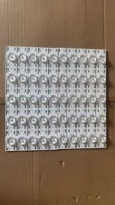100pcs/bag Aluminum substrate 3V/6V LED concave-convex mirror general-purpose LCD TV screen backlight strip lamp beads
