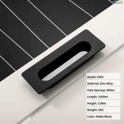 [SG Seller]Furniture Recessed Hidden Pull Handle Flush Mount Invisible Drawer Handle For Wardrobe Sliding Cabinet Drawer