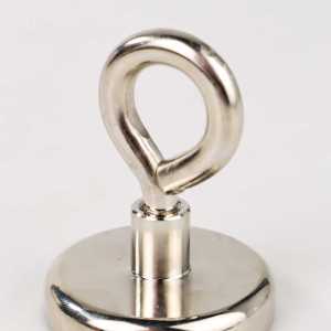 Gio77 Magnet Mahnet Super Kuat Neodymium Fishing Pencari Harta Karun Besi Ukuran Double Side Ukuran d 48 d 60 dan d 75