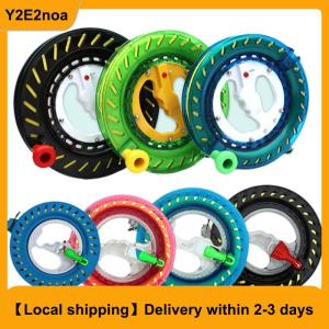 【Local shipping】 1 Piece Twisted Kite String Rope Line Outdoor Round Grip 150 200 400M Kite Reel Winder Hand Grip Wheel String Flying Handle Tool