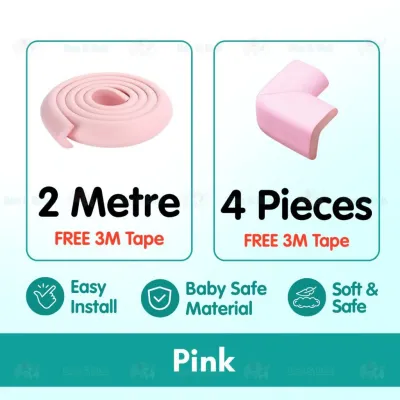 2m Edge & Corner Guards/Baby Bumper/Edge Strip/Table Corner Edge Protector | Bayi Keselamatan Tabel Ujung Pojok