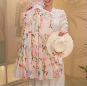 2-7Yrs Gaun Anak Perempuan Gaun Musim Panas Versi Korea Baru Rok Anak Asing Pakaian Anak Super Peri