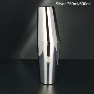 AREYOUCAN Stainless Steel 750ml/600ml 550ml 800ml/600ml Boston Shake Mixing Cup Bartending Cocktail Shaker Drink Mixer