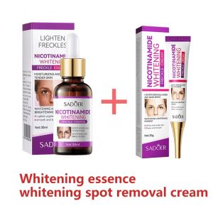 SADOER Niacinamide Whitening Serum – Fades Freckles Dark Spots & Melasma Brightens & Smooths Skin