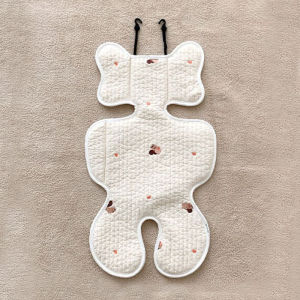 Hamshmoc Cute Baby Stroller Seat Cushion Portable Soft Cotton Kids Children Seats Chair Pad Breathable Newborn Pillow Car Seat Cushion Baby Stroller Accessories