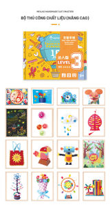 Set Tranh Thủ Công Handmade Nghệ Thuật Chất Liệu Cho Bé