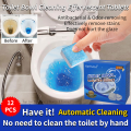One Piece Automatic Bleach Toilet Bowl Cleaner Stain Remover Blue Tab ...