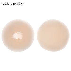 TRADER กลม แปะหน้าอก เหนียวขนาดใหญ่ กาว ที่ครอบหัวนม เต้านม สตรีซิลิโคน pasties จุกนม