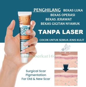 Gel penghilang bopeng bekas luka bekas jerawat gigitan nyamuk koreng keloid hiperpigmentasi