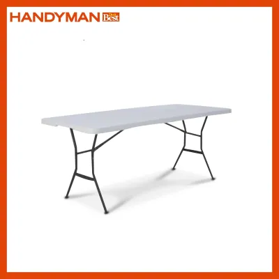 Lifetime 6Ft Light Commercial Folding Table White 2924 Heavy Duty HDPE Indoor Outdoor