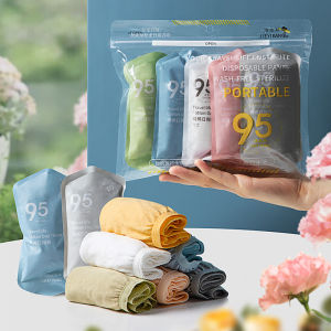 5pcs Disposable Ladies Pure Cotton Underwear/Travel Panties for Women (SG Stocks)