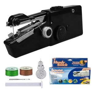 Portable Handheld Sewing Machine Mini Stitch Sew Needlework Cordless Clothes Fabrics Electric Sewing Machine
