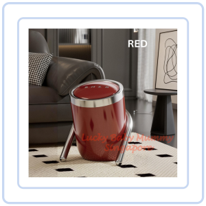 【COZYCASA】Minimalist Slanted Opening Trash Bin 12L | Lazy-Friendly Flip Top Garbage Can
