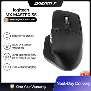 Logitech MX Master 3s Wireless Mouse for PC Laptops Business Office Quiet and Convenient