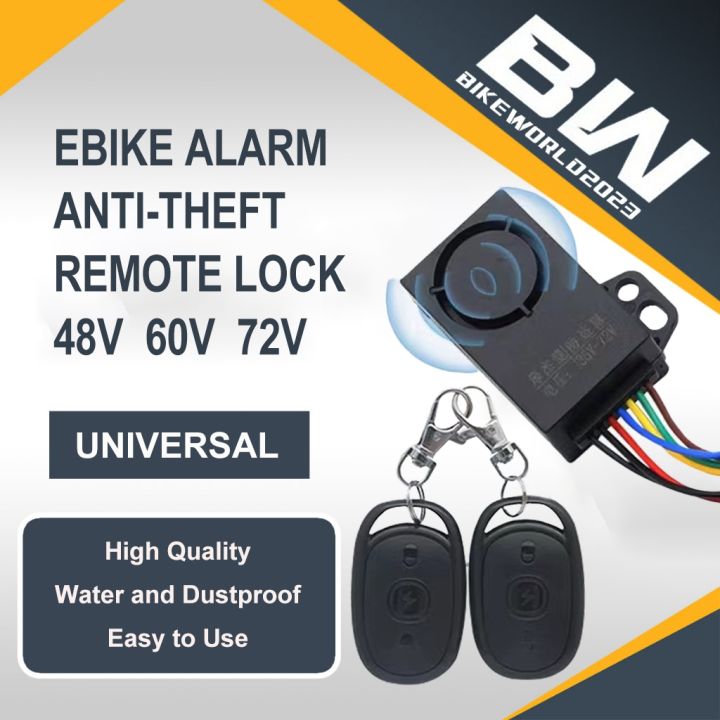 Cheap 36-72v 125db E-bike Anti-theft Alarm System Smart Security Anti