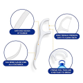 50 Pcs Floss Stick Dental Floss Picks Biodegradable Dental Picks for Teeth Cleaning, Plaque Remover. 