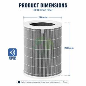 Local Seller  Xiaomi Air Purifier 4 / 4 Lite / 4 Pro / Pro H Filter 2-in-1  + Carbon with RFID Smart Chip ReplacementFast shipping