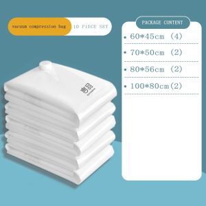 Storage and organization bags compression bags with a pump resealable vacuum bags.