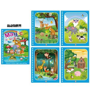 Magic Water Book Magic Water Reusable Coloring Book Buku Warna Magic Coloring Book Budak READY STOCK