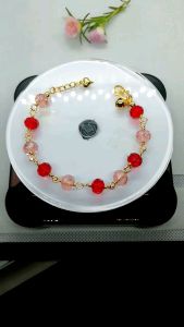 gelang tangan kristal ori mix ikat suasa