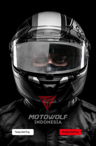 Motowolf Anti Fog Helm Universal Anti Kabut Pinlock 1912B