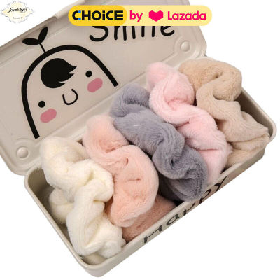 Scrunchies sang trọng cho cô gái dây cao su Ribbon Hair Tie Set Headress Phụ kiện tóc Hàn Quốc cho phụ nữ