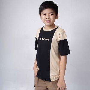 Lily And Clark Kaos Anak Laki-Laki Warna Hitam Combine KLC127-HITAM