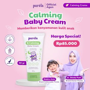 Purela Calming Cream Bayi 60 Gr - Krim Melembabkan & Anti-Alergi untuk Kulit Sensitif 0-12 Bulan