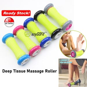 Foot Massage Roller Wheels for Back Body Hand Foot Massager Deep Tissue Reflexology - Plantar Fasciitis Rehabilitation