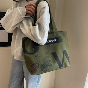New style bag large capacity messenger bag one shoulder commuter college student tote bag handbag
