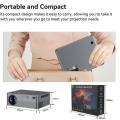 (BIG SALE 6.6) Terpopuler- Goojodoq Proyektor 4K 1080P Wifi Mini Projector Android 10.0 180 Ansi Portable Home Theater For Cinema. 