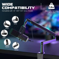 Fifine BM88 Microphone Arm Stand, Boom Arm Stand with Desk Mount Clamp, Screw Adapter, Cable Management, Suspension Mic Stand Flexible Arm Mic Stand Sturdy Low Profile for Podcast Streaming Gaming Studio. 