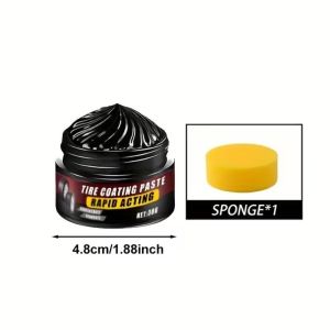 LUSIT Long-Lasting Car Interior Scratch Repair Paste UV Protection With Sponge Trim Restorer Premium Scratch Remover Dashboard Plastic Surface Restoration Car Interior