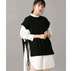 VEST ROMPI RAJUT ANDIN TALI/VEST KNIT OUTER