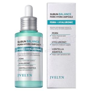 Jvelyn Subun Balance PDRN Hydra Ampoule 50ml Korean Face Serum Hyaluronic Niacinamide Brightening Anti Wrinkle