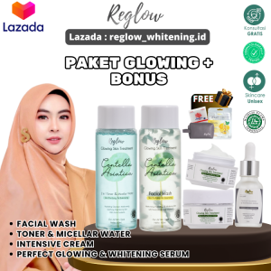 PAKET GLOWING Reglow Skincare Original Perawatan Wajah by dr Shindy Putri Mencerahkan Kulit Kusam