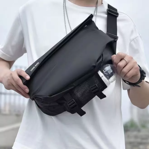 SG Stock|Mens crossbody bag magnetic snap Commuter bag Riding bag Motorcycle backpack Sports boys shoulder bag