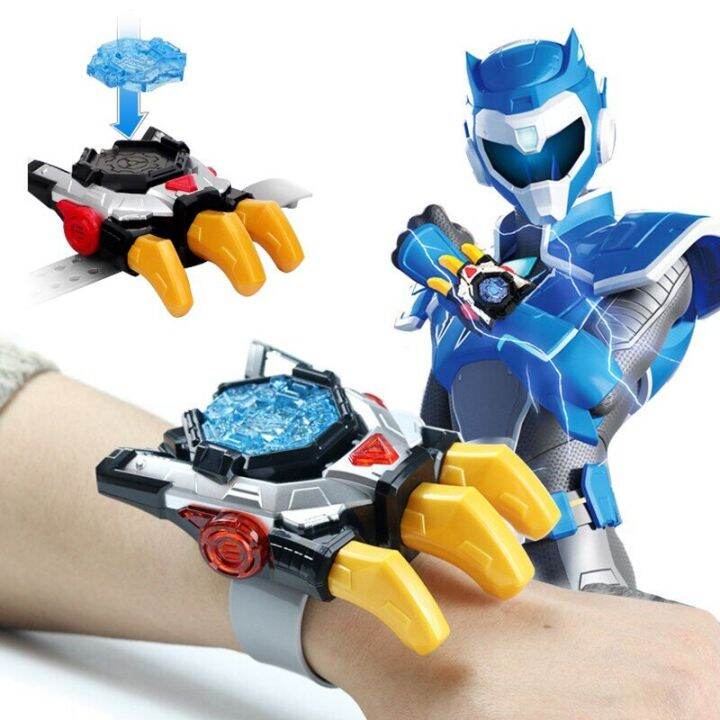 Mini Force Transformation Super Dinosaur Power Toy with Sound and Light MiniForce X Simulation Animation Summoner Mini Agent Toy