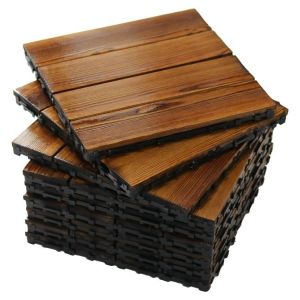 Wooden/ Grass Deck Tiles Outdoor DIY Garden Patio Courtyard Interlocking Artificial Grass/Fireheart Warrior