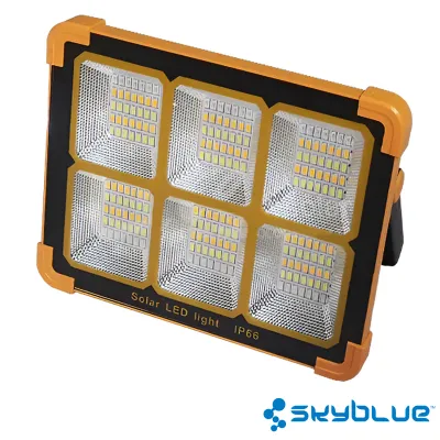 Skyblue Portable Solar Light Outdoor Waterproof Rechargeable Floodlight Camping LED Lamp Lampu