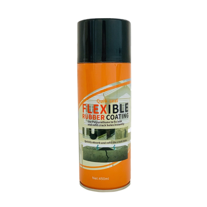Quick Seal Flexible Rubber Coating (450ml) Waterproof Spray Sealant  Flexible Rubber Coating