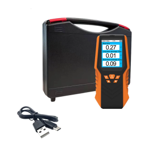 Handheld Real Time Radon Gas Historical Average Value Electric Detection Technology Real Time Monitoring