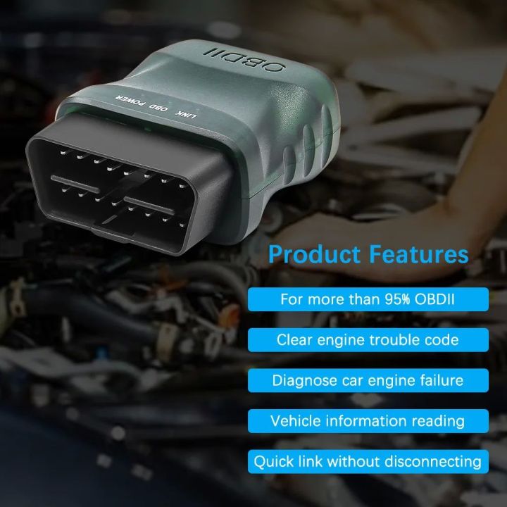 NEW Bluetooth 4.0 ELM327 OBD2 OBD Scanner For IOS Android 2 In 1 Code ...