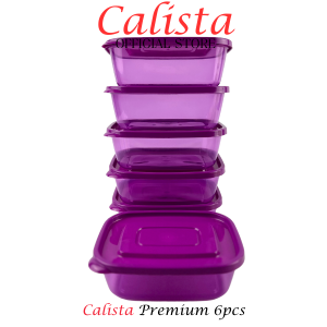 TOPLES PLASTIK SET TOPLES KULKAS SET TOPLES BUMBU SET TOPLES CALISTA FURANO 6PCS TEMPAT PENYIMPANAN MAKANAN KOTAK PENYIMPANAN MAKANAN TOPLES SET FOOD CONTAINER SET FOOD STORAGE SET TEMPAT BUMBU DAPUR SET TOPLES CALISTA OTARU SET LUNCH BOX SET