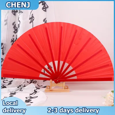 CHENJ Trung Quốc võ thuật kung fu fan hâm mộ Tai Chi Dance Fan nhựa sân khấu hiệu suất gấp fan hâm mộ rắn màu ảnh Prop