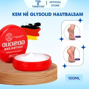 Kem Nẻ Glysolid Hautbalsam 100 ml của Đức Dành cho làn da khô nứt nẻ và thô ráp Dưỡng ẩm và cân bằng độ ẩm tự nhiên của da