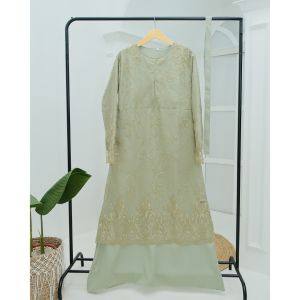 Zelvia dress Gamis Brukat busui terbaru 2023/seragaman/gamis kondangan /Cantik & Elegan Simple Size S M L XL XXL