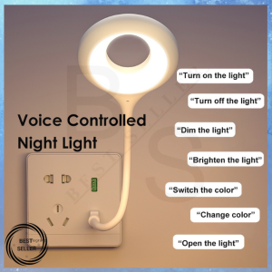 Voice control LED table lamp cabinet lamp small night lamp USB table lamp study lamp study lamp