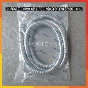 SOLIGEN Selang Shower Soligen 150 cm Drat Kuningan Hand Shower Mandi Jet Shower 150 cm 1.5M 15M 1.5 15 Meter Flexible Fleksibel