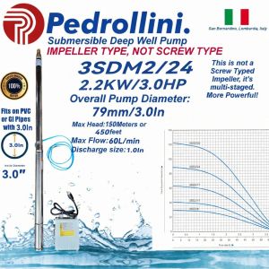 Italy Pedrollini Agricultural Pump Irrigation Self-Priming Cutting Water Pump Sewage Submersible Pump Heavy Duty Cutting Sewage Pump Household High Lift Water Booster Pump Jet Pump Cutting Type Water Pump Dirty Water Septic Tank Submersible Pump Sewage